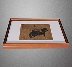 青海书画装裱配框服务案例